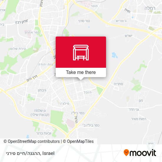 ההגנה/חיים סירני map