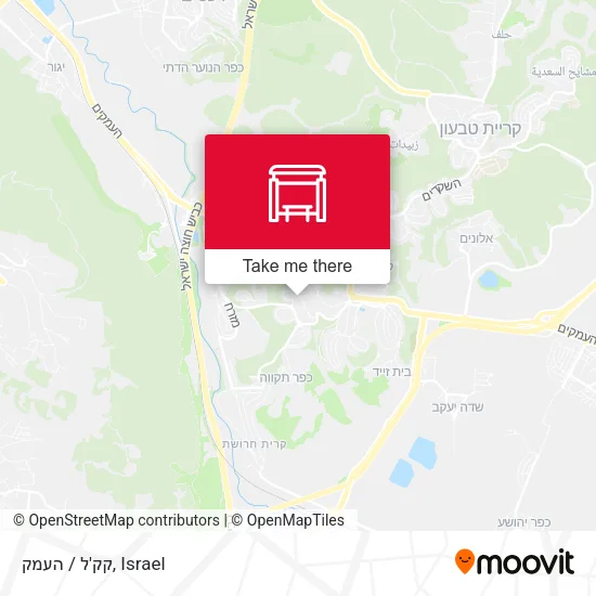 Карта קק'ל / העמק