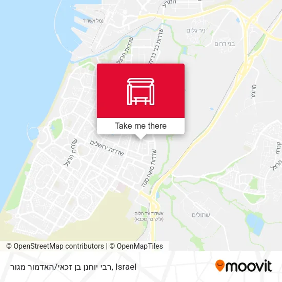 Карта רבי יוחנן בן זכאי/האדמור מגור