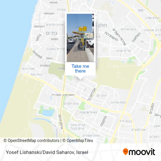 Yosef Lishanski/David Saharov map