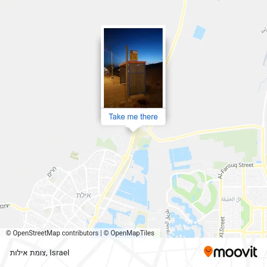 Карта צומת אילות