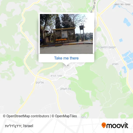 Карта ירדן\דליות