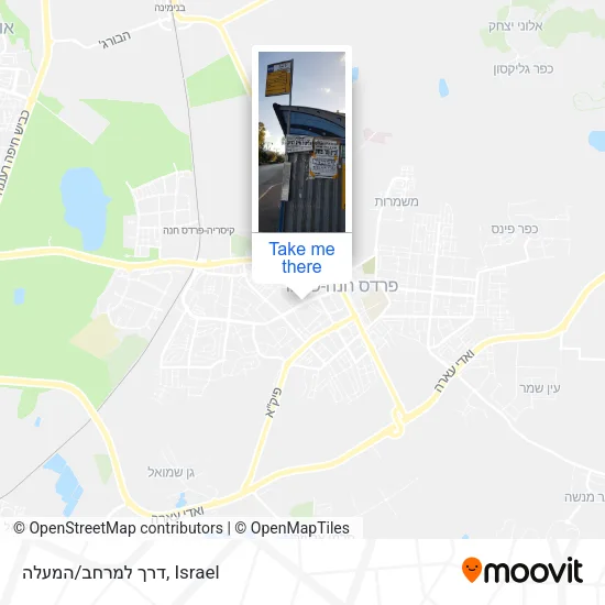 Карта דרך למרחב/המעלה