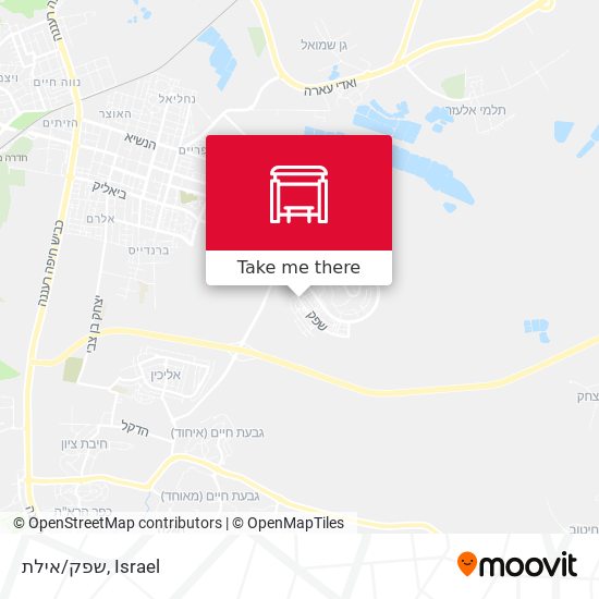 שפק/אילת map