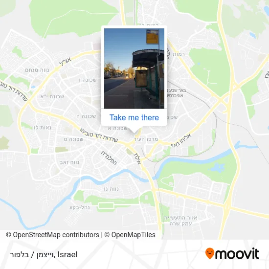 Карта וייצמן / בלפור