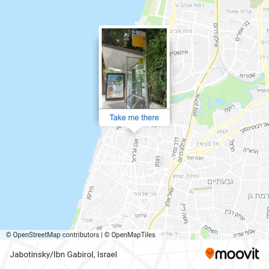 Jabotinsky/Ibn Gabirol map