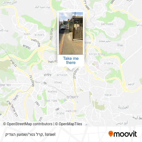 Карта קרל נטר/שמעון הצדיק