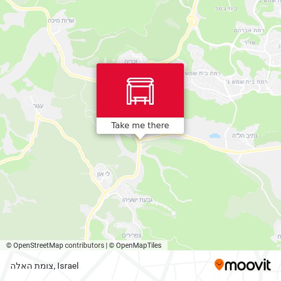 צומת האלה map