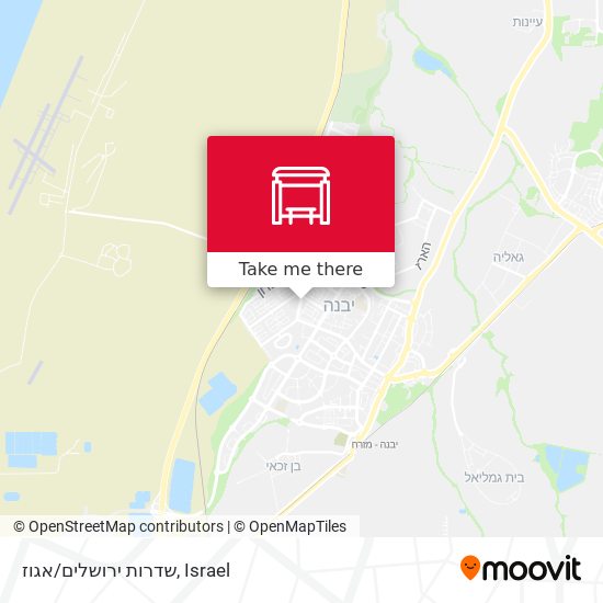 Карта שדרות ירושלים/אגוז