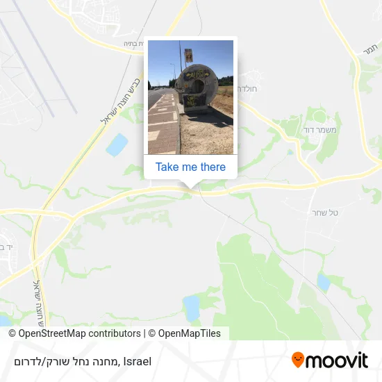 Карта מחנה נחל שורק/לדרום
