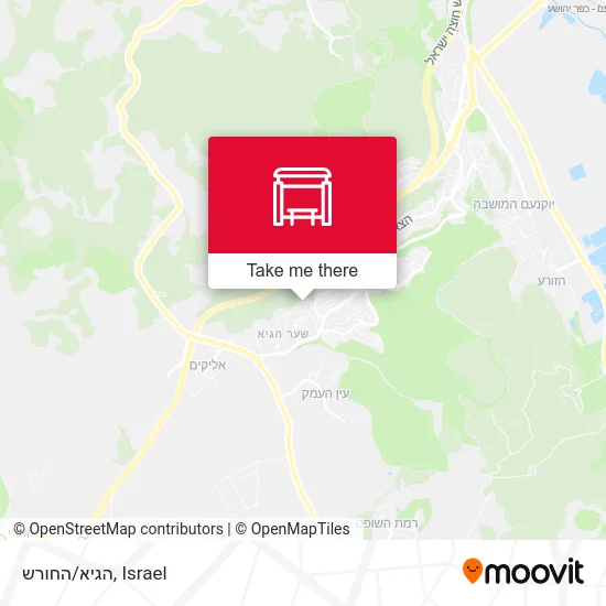 Карта הגיא/החורש