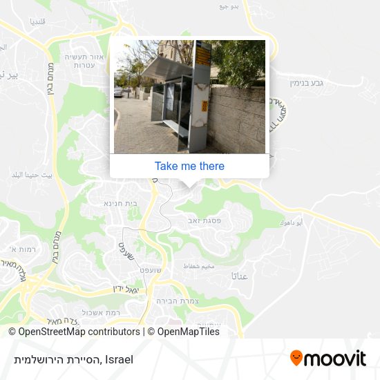 הסיירת הירושלמית map