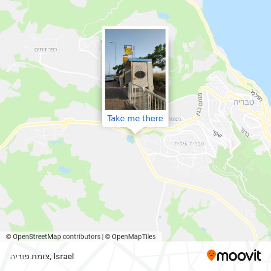 צומת פוריה map