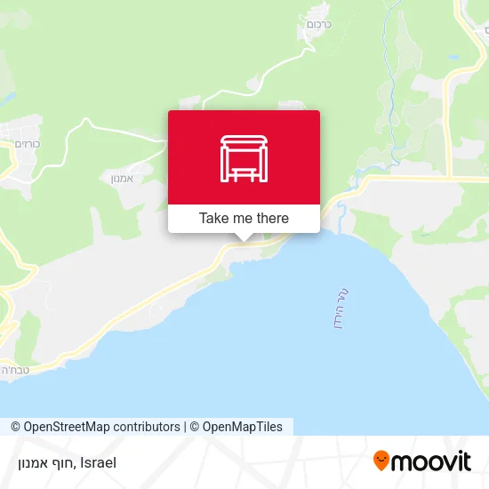 חוף אמנון map