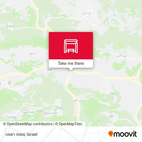 Карта צומת ראמה