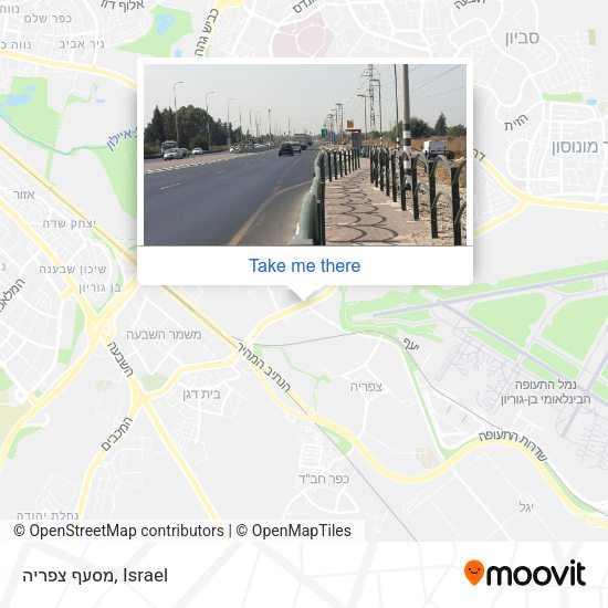 Карта מסעף צפריה