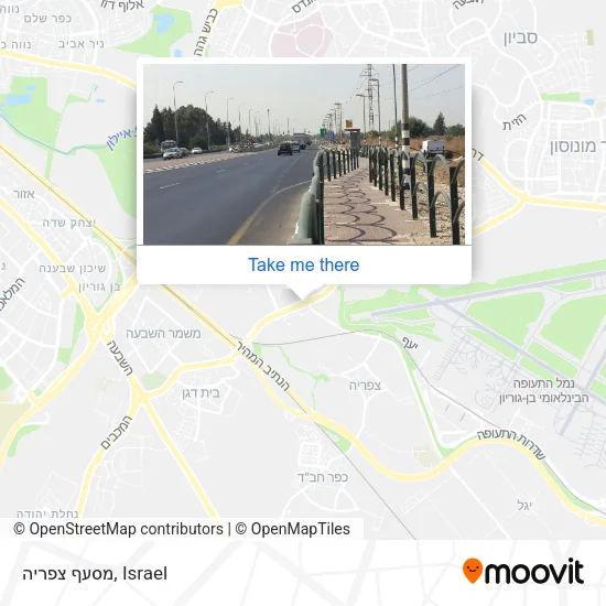Карта מסעף צפריה