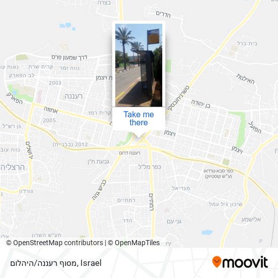 מסוף רעננה/היהלום map