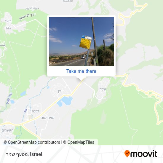 Карта מסעף שניר