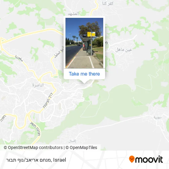 Карта מנחם אריאב/נוף תבור