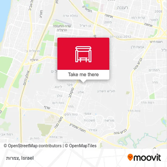 צמרות map