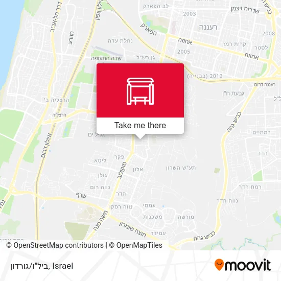 Карта ביל"ו/גורדון