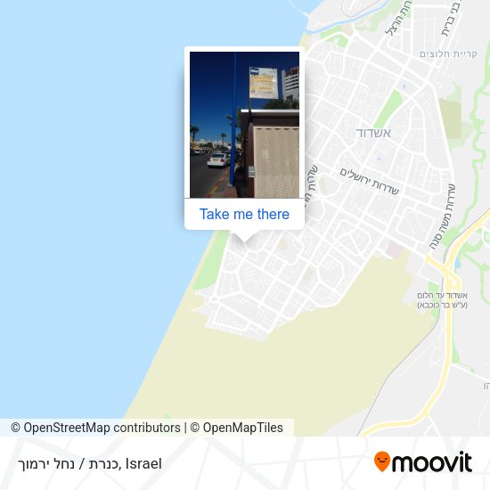 Карта כנרת / נחל ירמוך