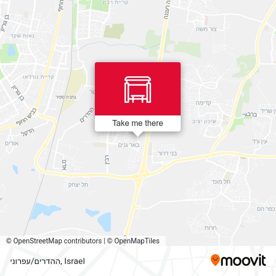 ההדרים/עפרוני map
