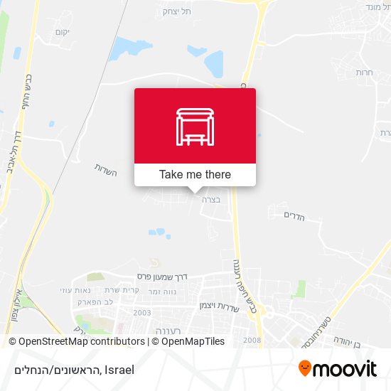 הראשונים/הנחלים map