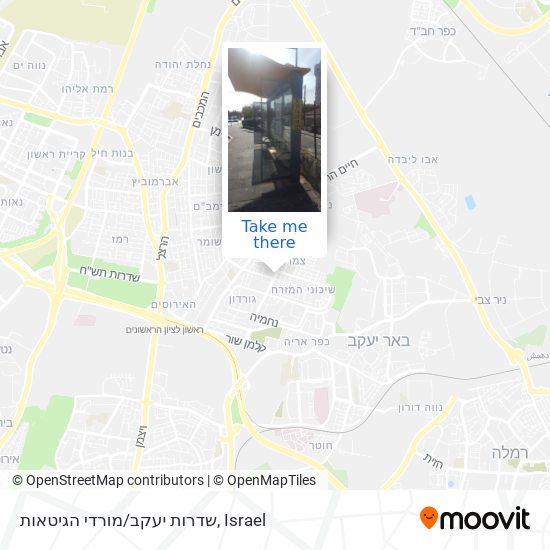 שדרות יעקב/מורדי הגיטאות map