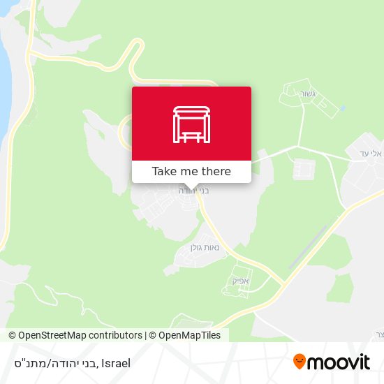 בני יהודה/מתנ''ס map