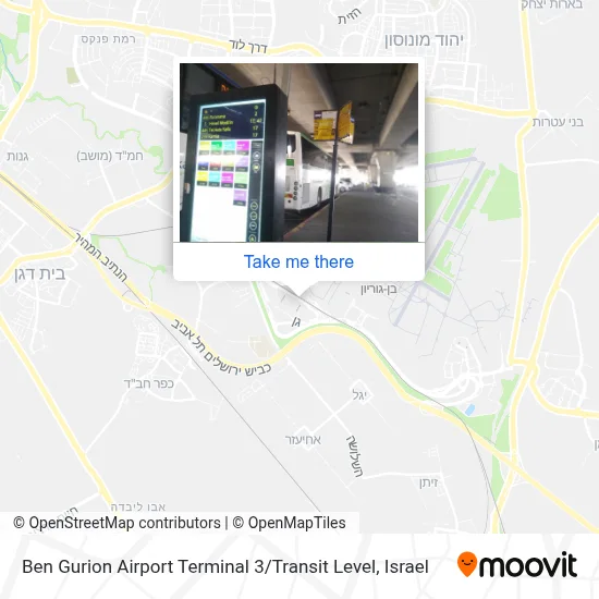 Ben Gurion Airport Terminal 3 / Transit Level map