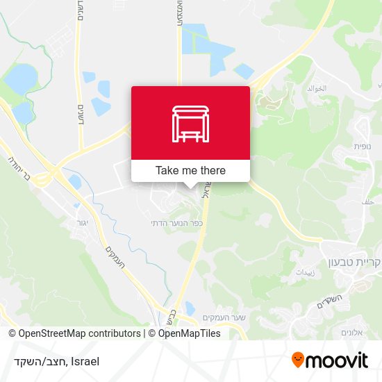 חצב/השקד map