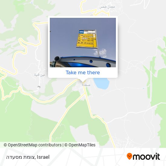 צומת מסעדה map