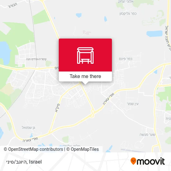 Карта היוגב/סיני