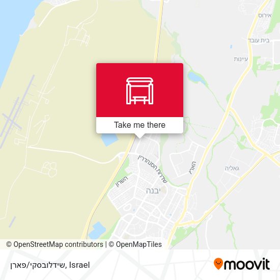 שידלובסקי/פארן map