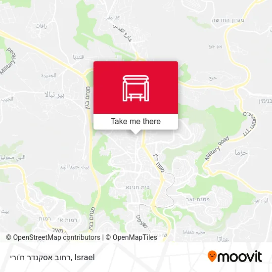 Карта רחוב אסקנדר ח'ורי