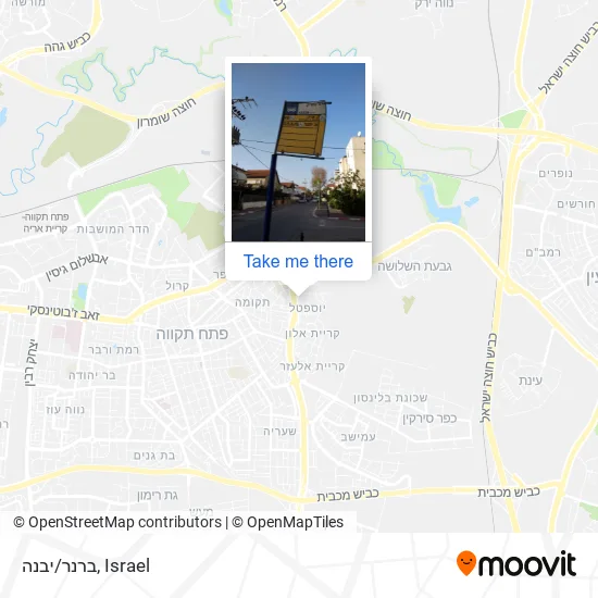 Карта ברנר/יבנה