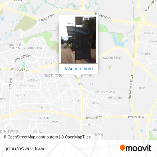 Карта ירושלים/גורדון