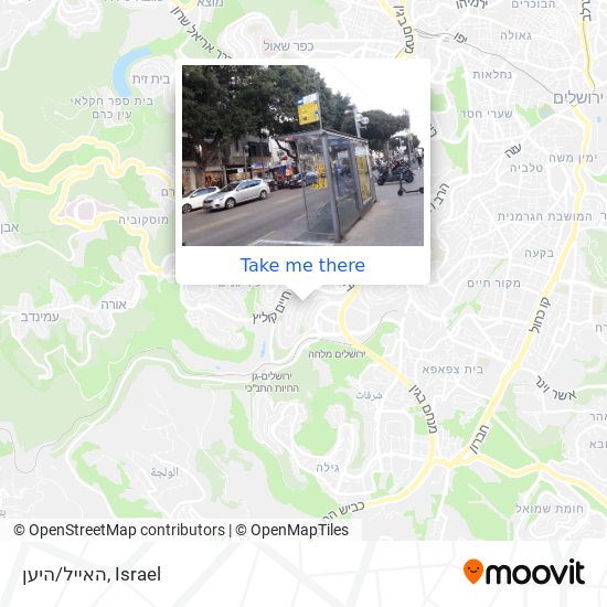 האייל/היען map