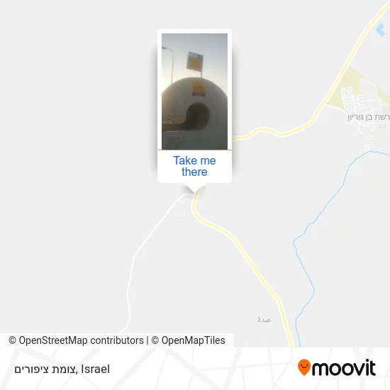 Карта צומת ציפורים