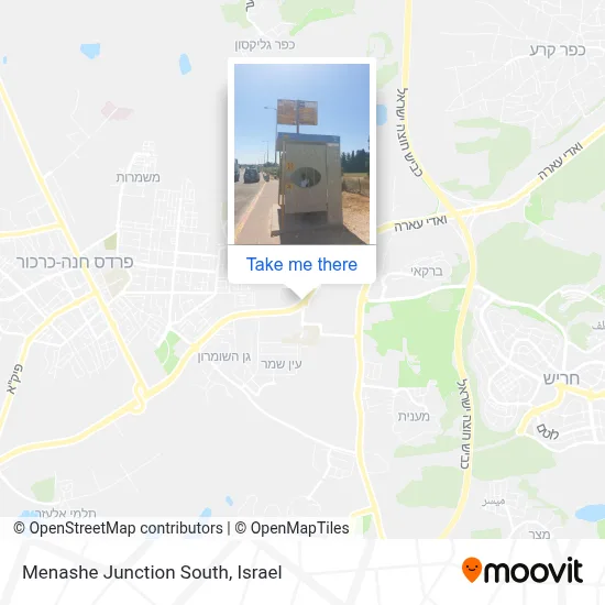 Menashe Junction South map