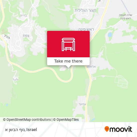 נוף הבשן א map