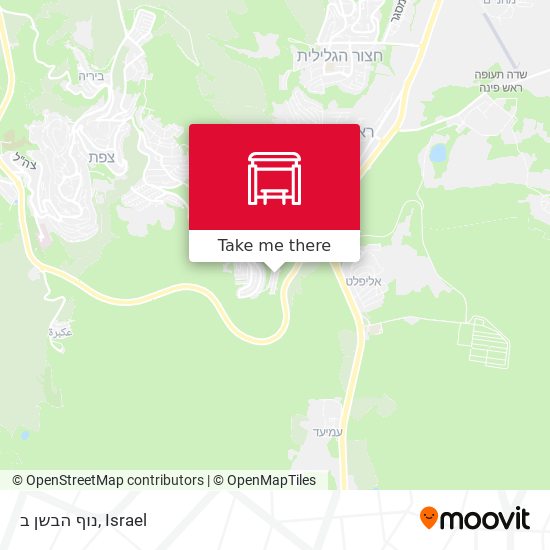 נוף הבשן ב map