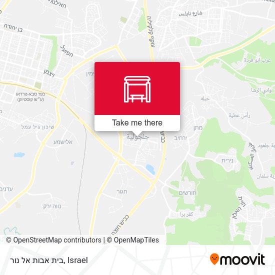 בית אבות אל נור map