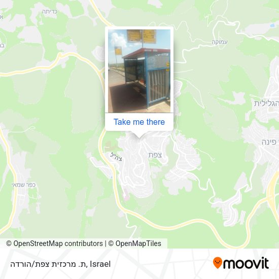 ת. מרכזית צפת/הורדה map