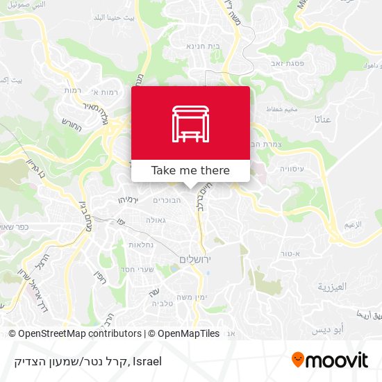 Карта קרל נטר/שמעון הצדיק