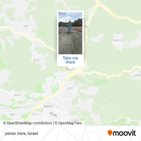 Карта צומת שמשון