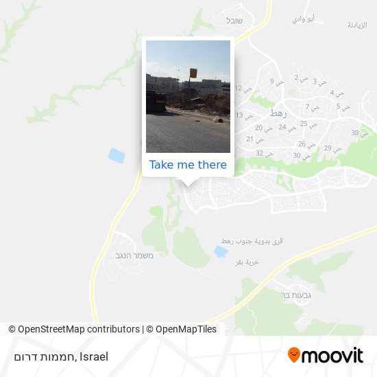 חממות דרום map