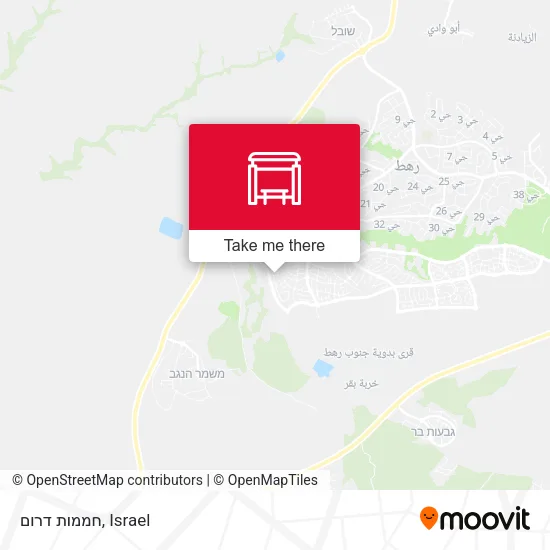 Карта חממות דרום